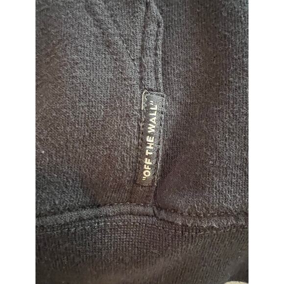 Vans Flame Checkerboard Hoodie Black Sweatshirt - XL - Picture 6 of 9